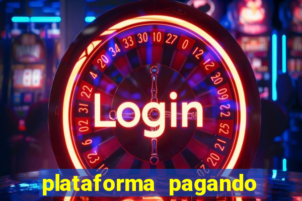 plataforma pagando fortune tiger